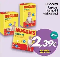 Franzy's Huggies Unistar Pannolini offerta