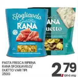 Interspar Pasta fresca ripiena Rana sfogliavelo/duetto vari tipi offerta