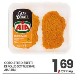 Interspar Cotolette di filetti di pollo sottilissime AIA offerta