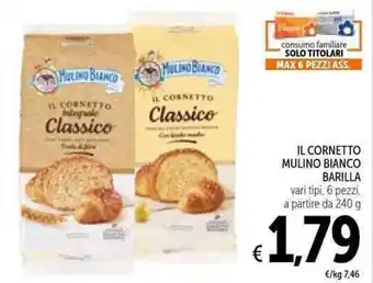 Il cornetto mulino bianco barilla