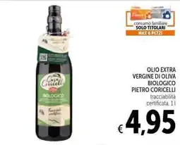 Spazio Conad Olio extra vergine di oliva biologico Pietro Coricelli offerta