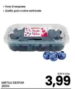 Interspar Mirtilli Despar offerta