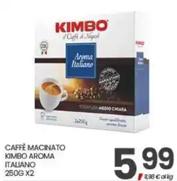 Interspar Caffè macinato Kimbo aroma italiano offerta