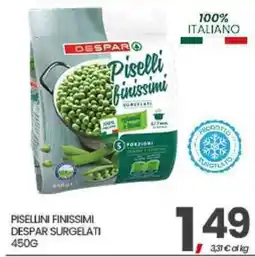 Interspar Pisellini finissimi Despar surgelati offerta