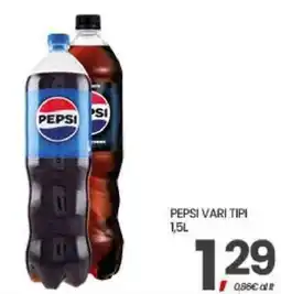 Interspar Pepsi vari tipi offerta