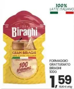 Interspar Formaggio grattugiato Biraghi offerta
