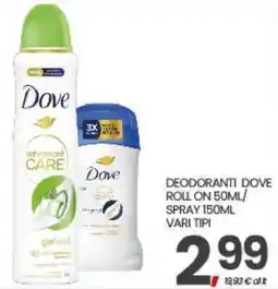Interspar Deodoranti Dove offerta