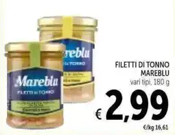 Spazio Conad Filetti di tonno Mareblu offerta