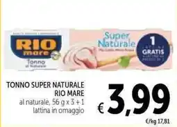 Spazio Conad Tonno Super Naturale Rio Mare offerta