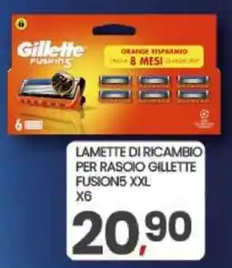 Interspar Lamette di ricambio per rasoio Gillette Fusion5 XXL offerta