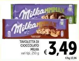 Spazio Conad Tavoletta di cioccolato Milka offerta