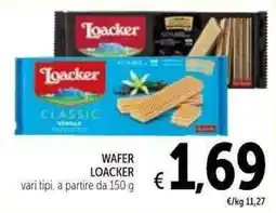 Spazio Conad Wafer Loacker offerta