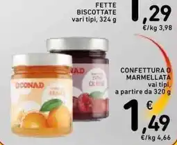 Spazio Conad Confettura O Marmellata O'Conad offerta