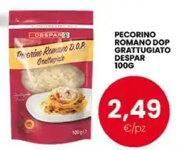Interspar Pecorino Romano D.O.P. Grattugiato Despar offerta