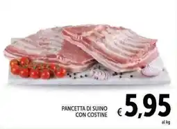 Spazio Conad Pancetta di suino con costine offerta