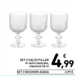 Spazio Conad Calici Pillar offerta