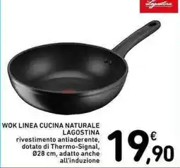 Spazio Conad Wok linea cucina naturale Lagostina offerta