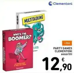 Spazio Conad Party Games Clementoni assortiti offerta