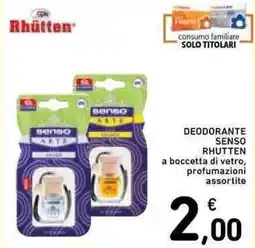 Spazio Conad Deodorante senso Rhütten offerta