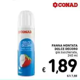 Spazio Conad Panna montata Dolce Decoro offerta