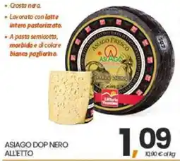 Interspar Asiago Dop Nero Alletto offerta