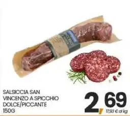 Interspar Salsiccia San Vincenzo a spicchio offerta