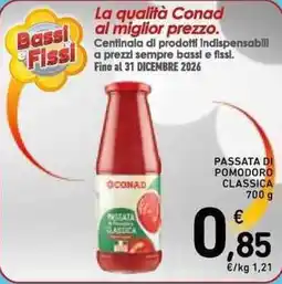 Spazio Conad Passata di pomodoro classica Conad offerta