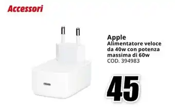 Apple Alimentatore veloce