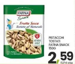 Interspar Pistacchi tostati Fatina Snack offerta