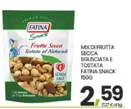 Interspar Fatina Snack Frutta Secca Testata al Naturale offerta