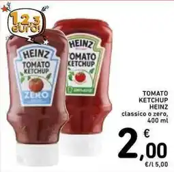 Spazio Conad Heinz Tomato Ketchup zero offerta