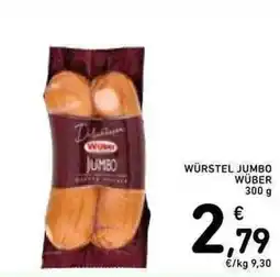 Spazio Conad Würstel Jumbo Wüber offerta