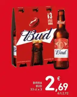 Spazio Conad Birra Bud offerta