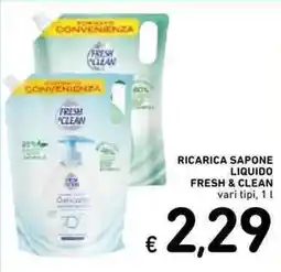 Spazio Conad Ricarica sapone liquido Fresh & Clean offerta