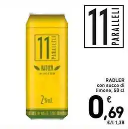Spazio Conad 11 Parallelì Radler offerta
