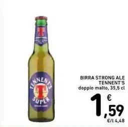 Spazio Conad Birra strong ale Tennent's offerta