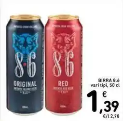 Spazio Conad Birra 8.6 offerta