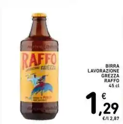 Spazio Conad Birra lavorazione grezza Raffo offerta