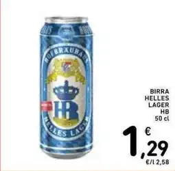 Spazio Conad Birra Helles Lager HB offerta