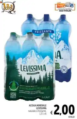 Spazio Conad Acqua minerale Levissima offerta