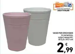 Spazio Conad Vaso per orchidee in ceramica offerta
