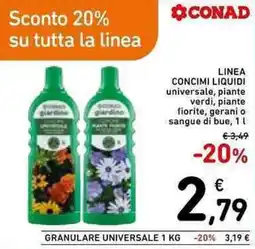 Spazio Conad Concimi liquidi universale offerta