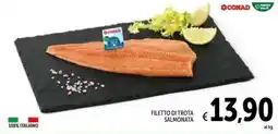 Spazio Conad Filetto di trota salmonata Conad offerta