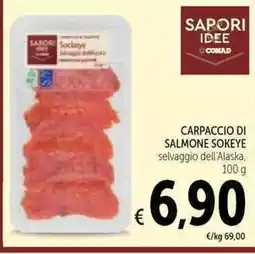 Spazio Conad Carpaccio di salmone sockeye offerta