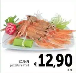 Spazio Conad Scampi pezzatura small offerta