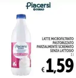 Spazio Conad Latte microfiltrato Piacersi offerta