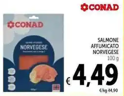 Spazio Conad Salmone affumicato norvegese offerta