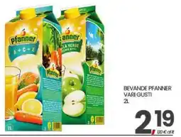 Interspar Bevande Pfanner vari gusti offerta