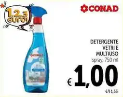 Spazio Conad Detergente vetri e multiuso offerta