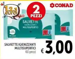 Spazio Conad Salviette igienizzanti multisuperfici offerta
